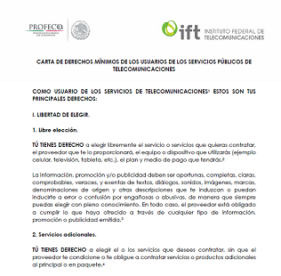 CARTA DERECHOS MINIMOS SERVITRON